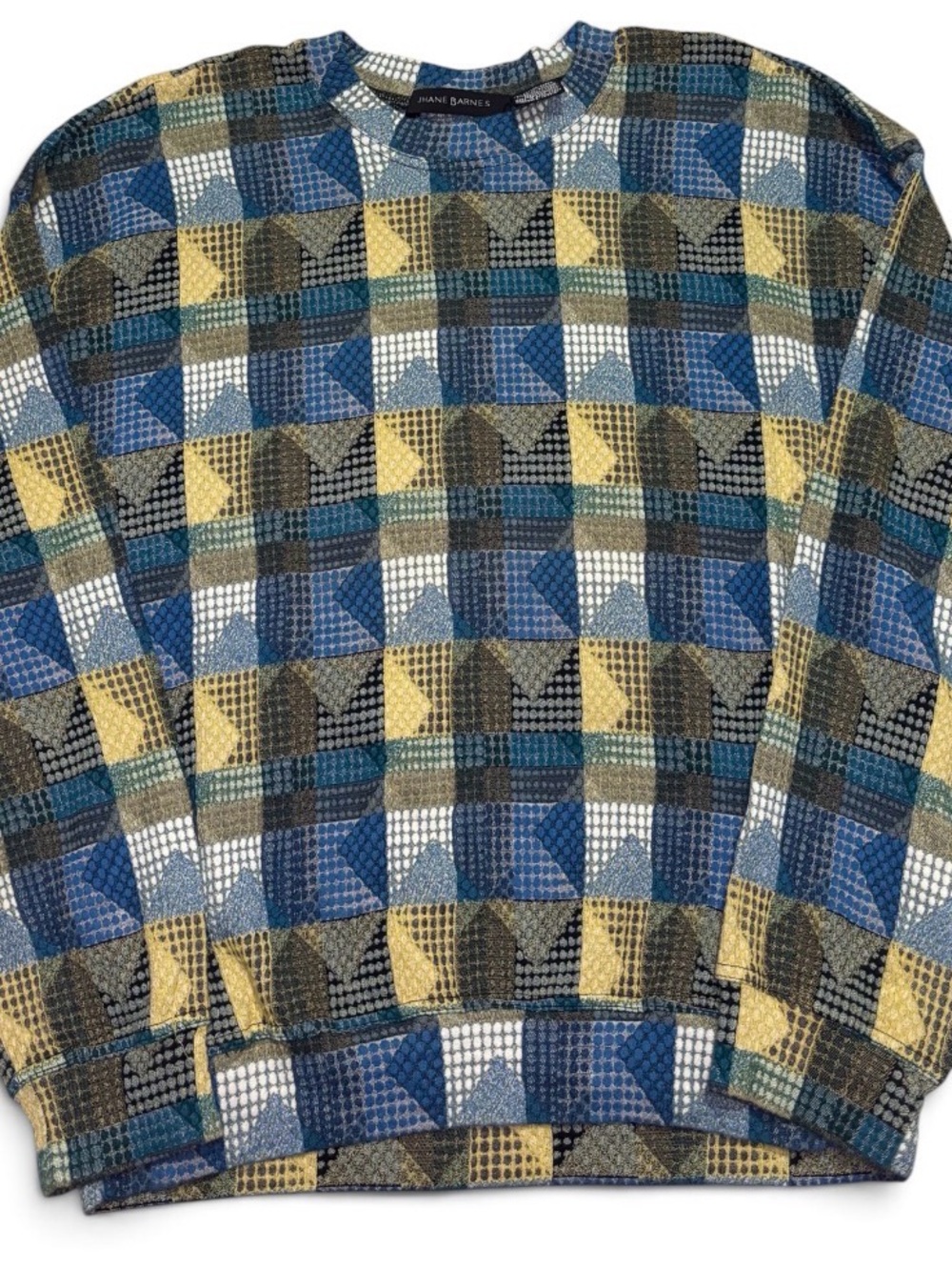 Jhane Barnes  Geometric Sweatshirt